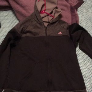 Female adidas zip up